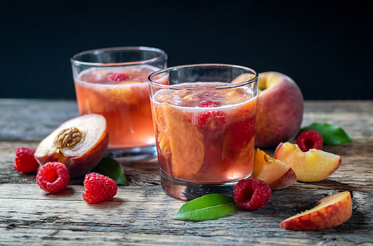 Raspberry Peach Sangria Recipe Lifesource Natural Foods