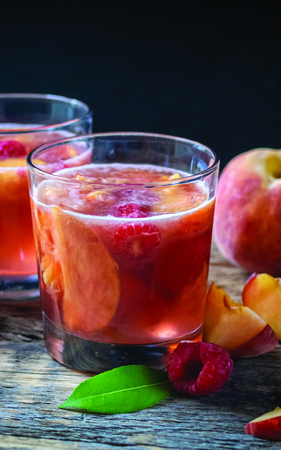 Raspberry Peach Sangria Recipe | LifeSource Natural Foods