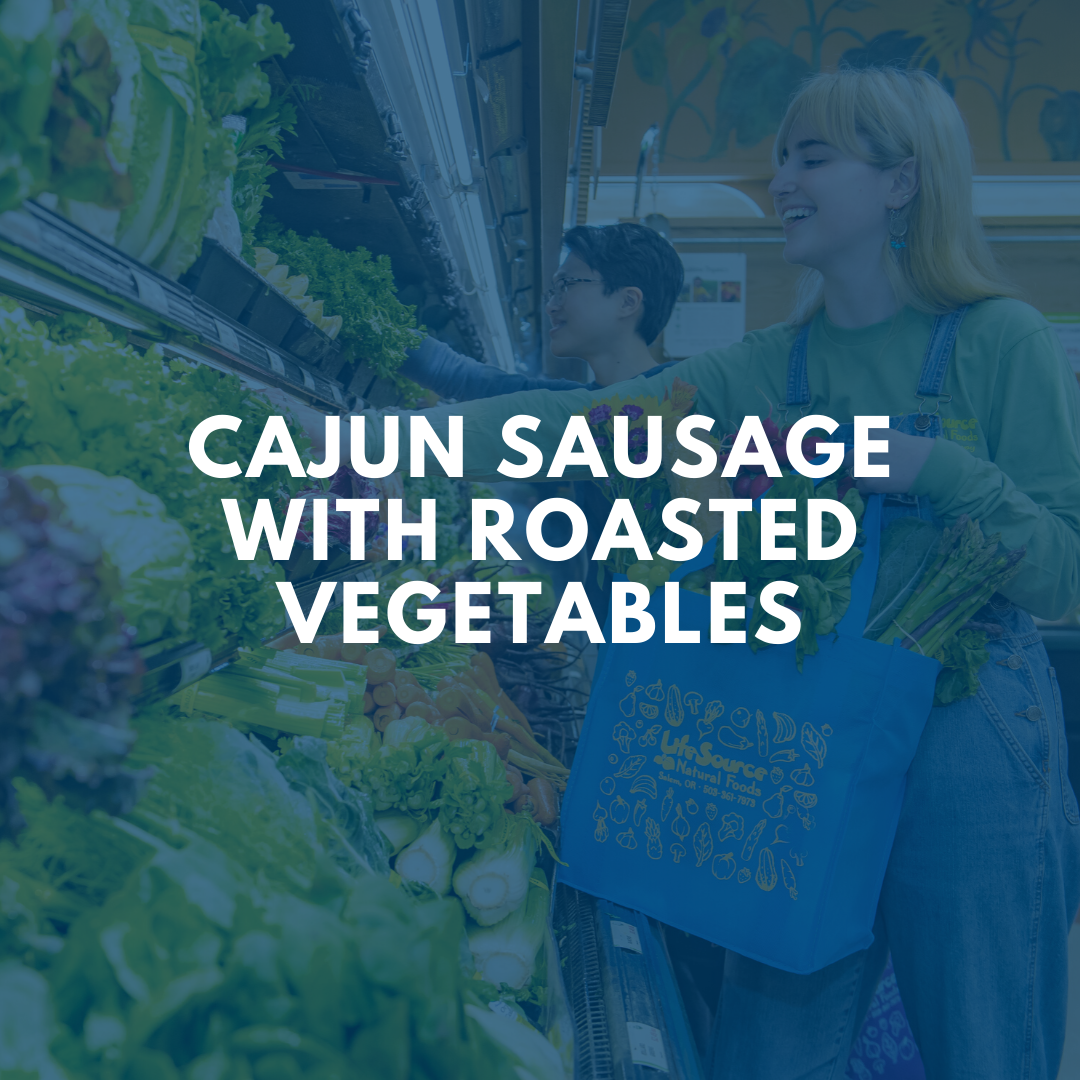 Cajun Sausage with Asparagus | Recipe | LifeSource Natural Foods