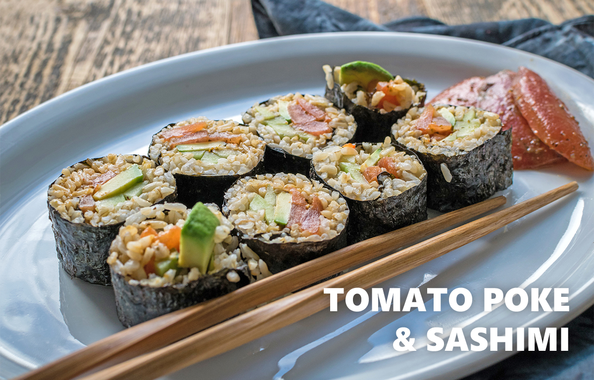 Vegan Spicy Tomato Sushi | Recipe | LifeSource Natural Foods