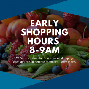 early shopping hours