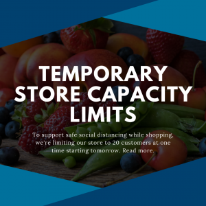 new store capacity limits