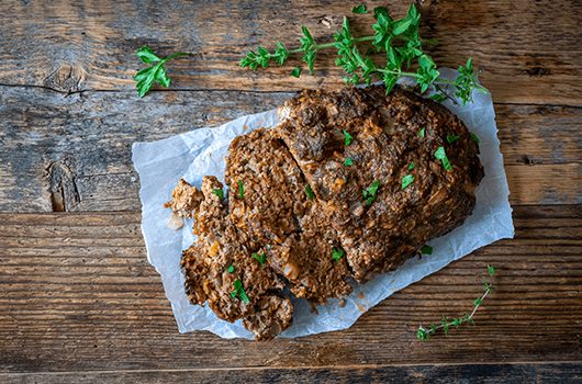 Paleo-Friendly Meatloaf Recipe from LifeSource Top View