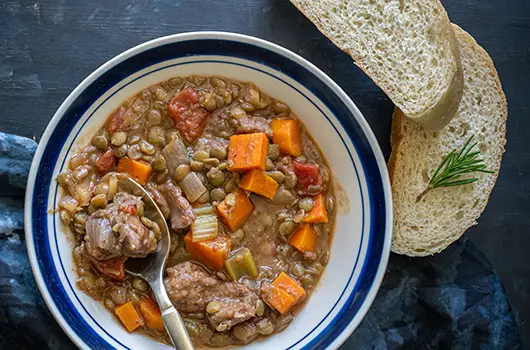 Lamb Stew With Lentils - LifeSource Recipes
