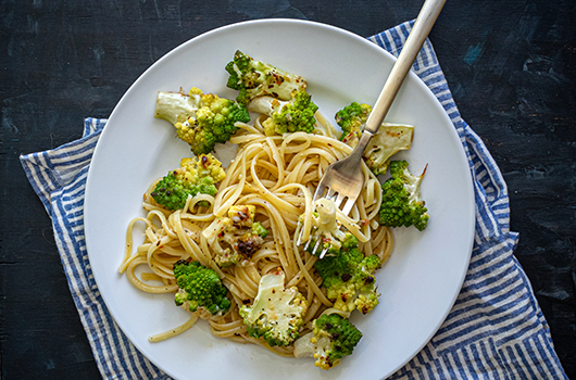 Romanesco Broccoli Linguine LifeSource Recipe