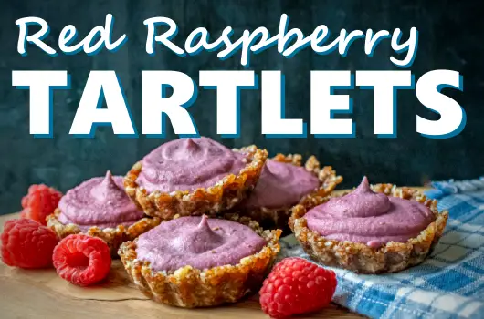Raw Raspberry Tartlets