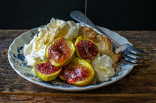 Broiled Figs With Shortcake