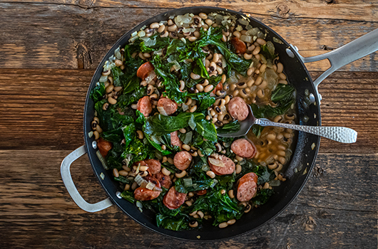 Black Eyed Peas and Greens | Recipe | LifeSource Natural Foods