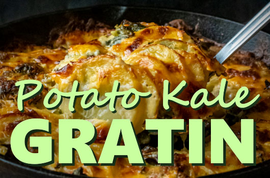 Potato Kale Gratin