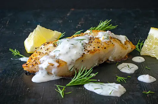 Cod With Dill Sauce