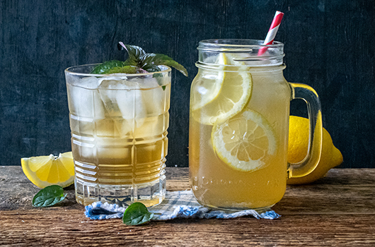 Peppermint Nettles Cooler and Nettles Lemonade