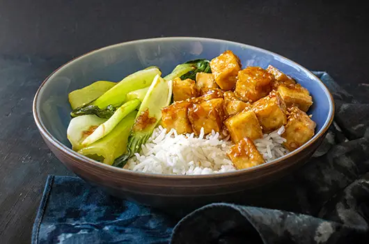 Sweet and Pungent Tofu Bowls