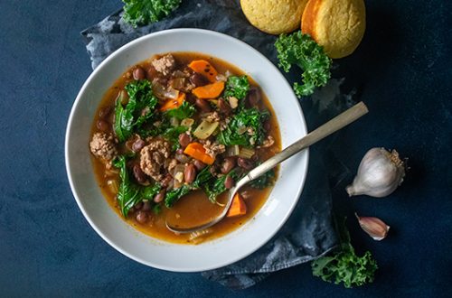 Sausage and Pinto Bean Soup