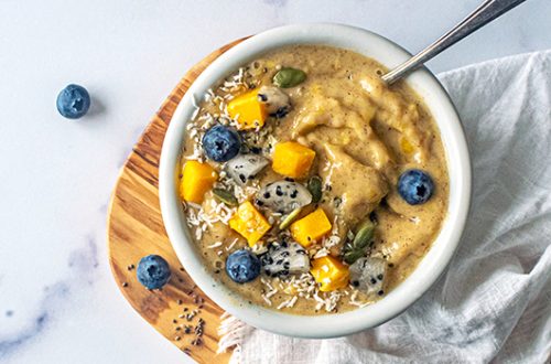 Mango Lassi Smoothie Bowl