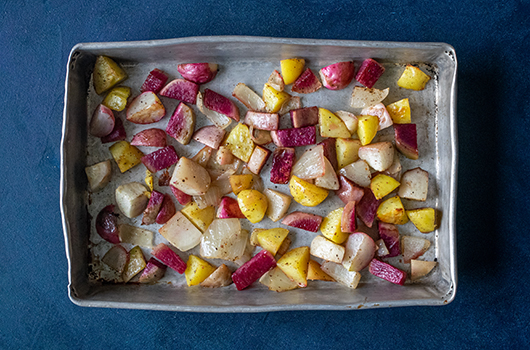 Roasted Radishes and Potatoes - Recipes - LifeSource Natural Foods