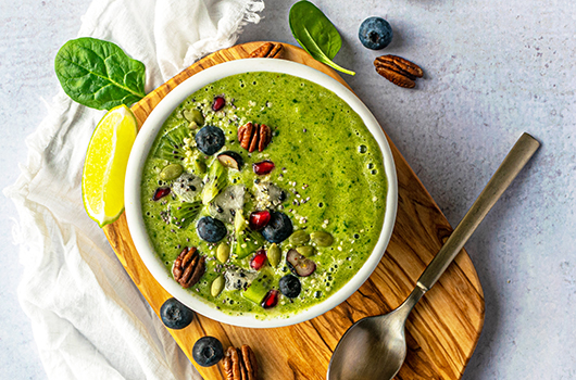 Tropical Green Smoothie Bowl - Recipes - LifeSource Natural Foods