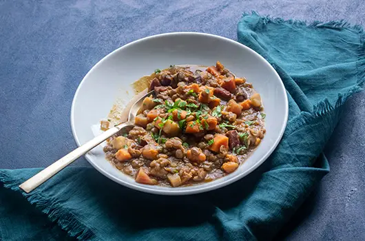 Root Veggie and Lentil Stew