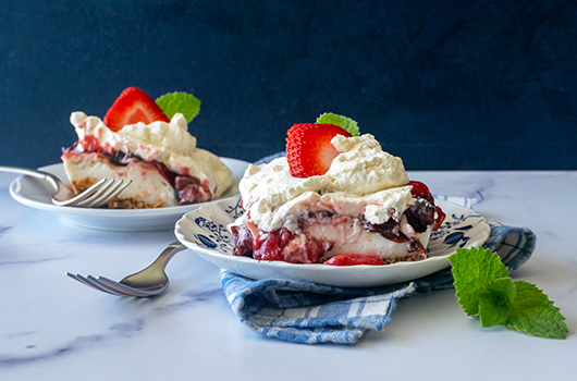 Cherry Cheesecake Lush - Recipes - LifeSource Natural Foods