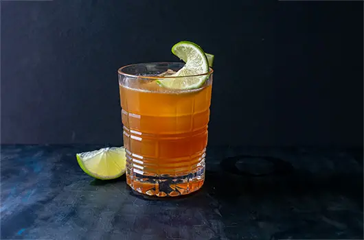 Homemade Dark and Stormy Cocktail