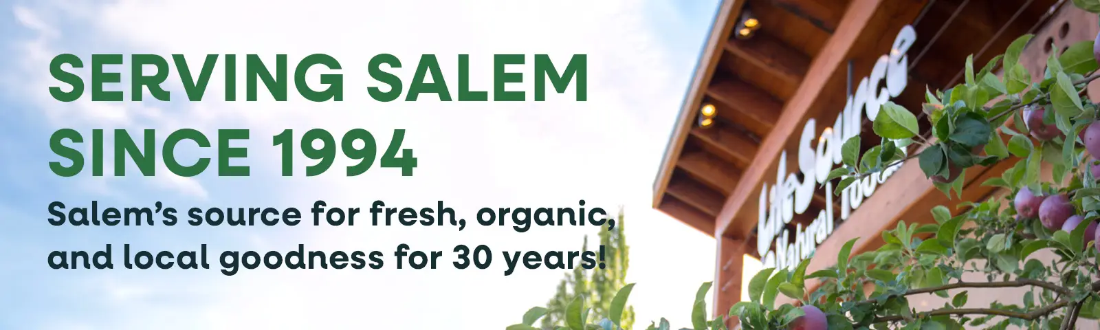 Serving Salem since 1994. Salem's source for fresh, organic, and local goodness for 30 years!