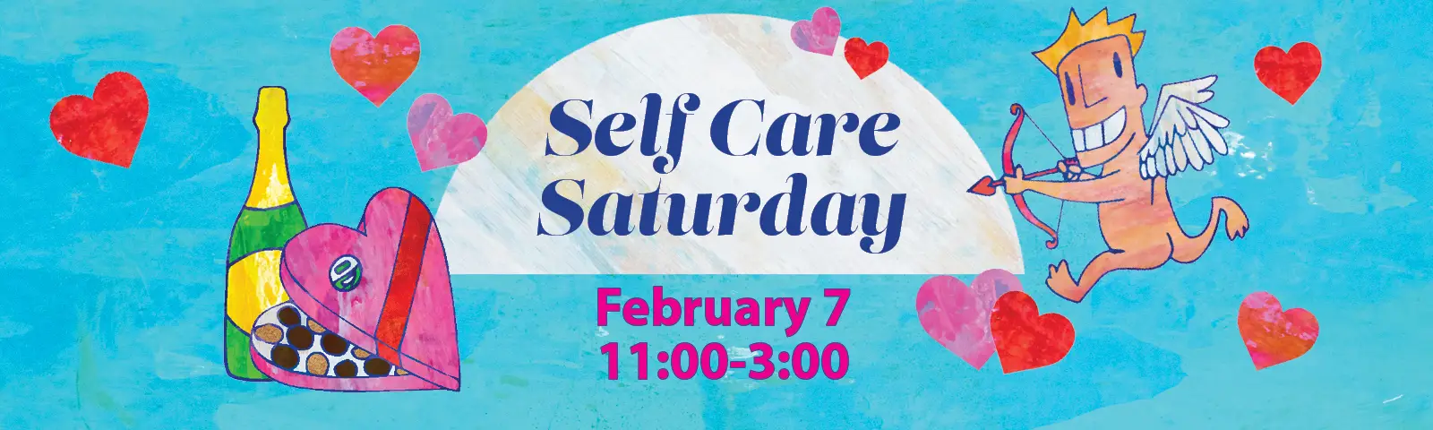 Self Care Saturday, February 7th, 11-3pm, flash sales all day.